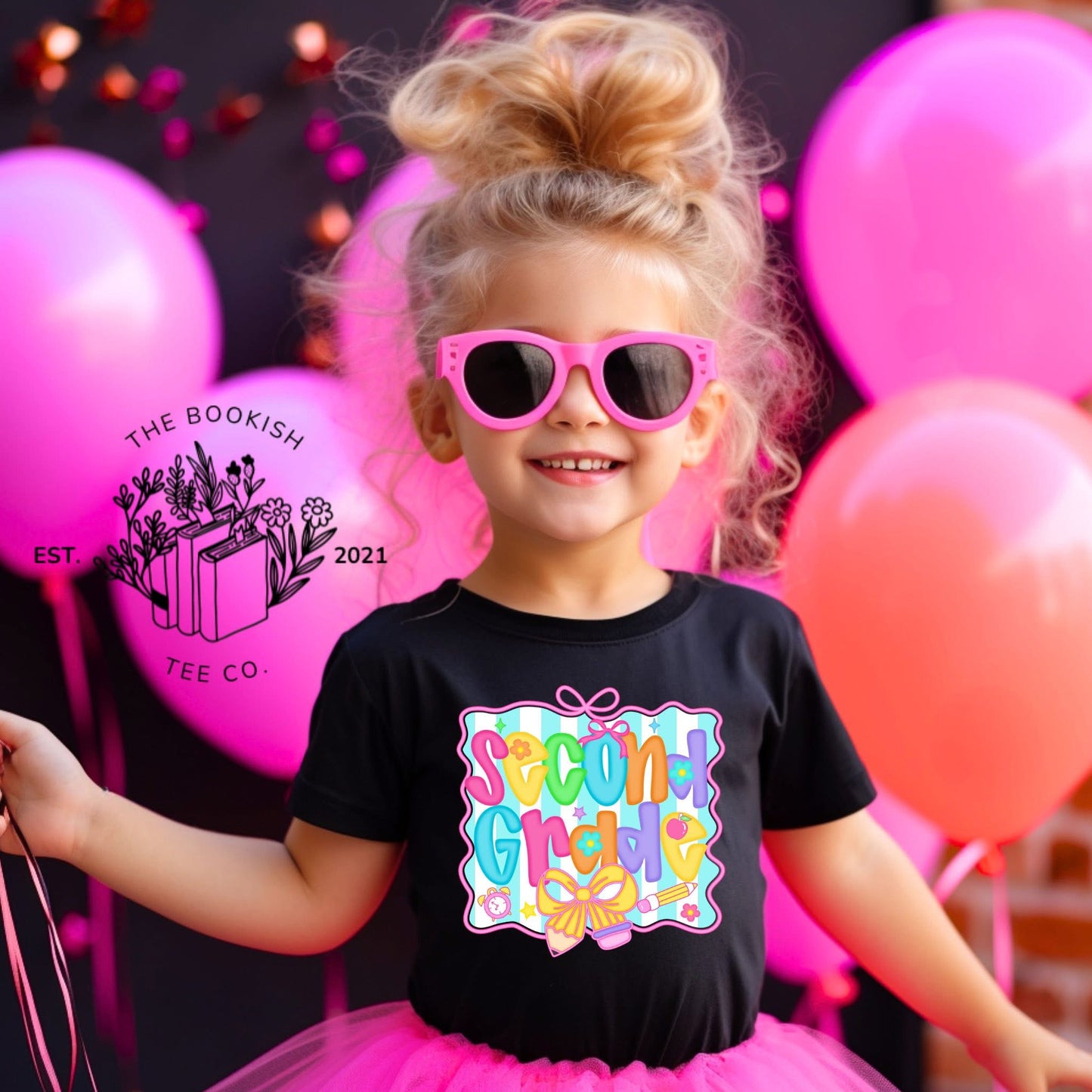 Pink Bow Grades - Youth Tee