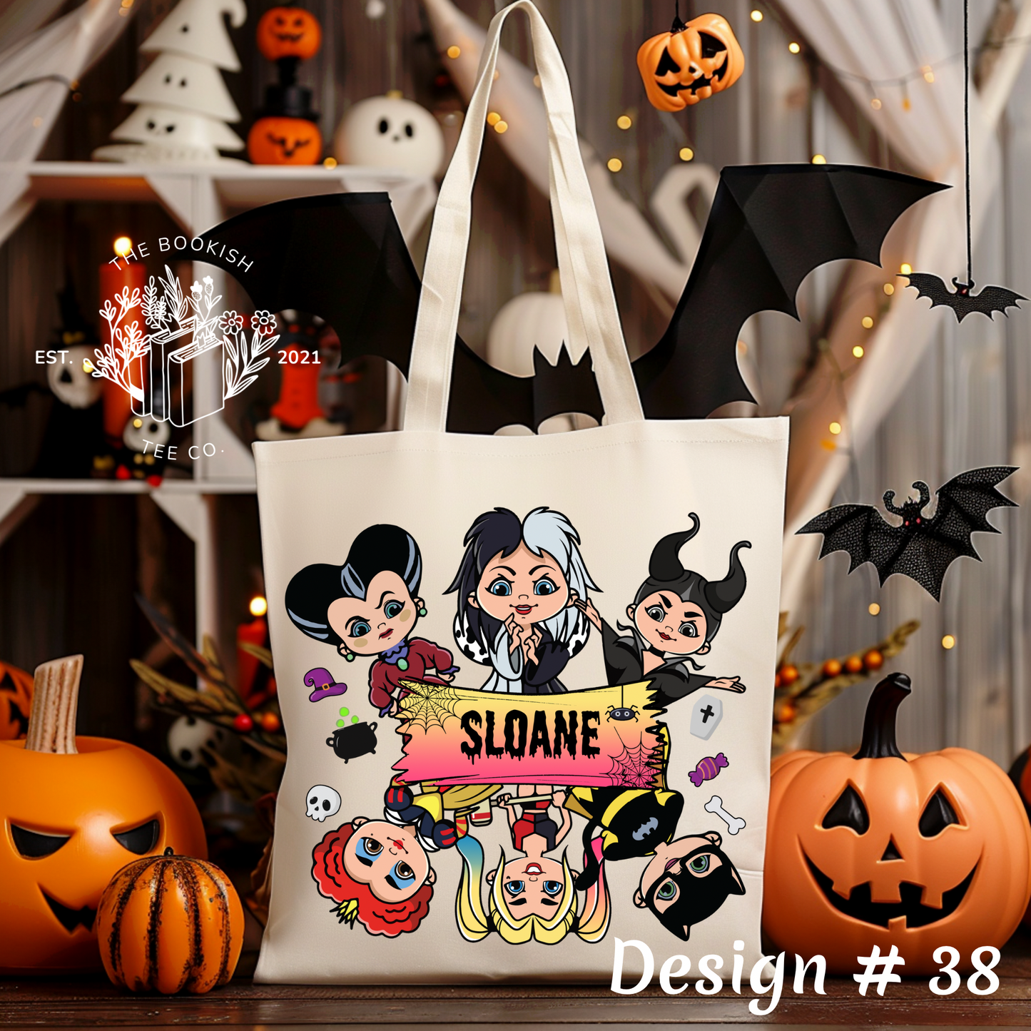 Halloween Name Bags