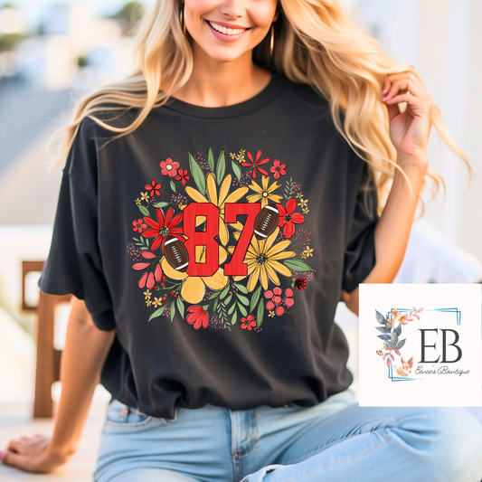 KC 87 Floral - Adult Tee