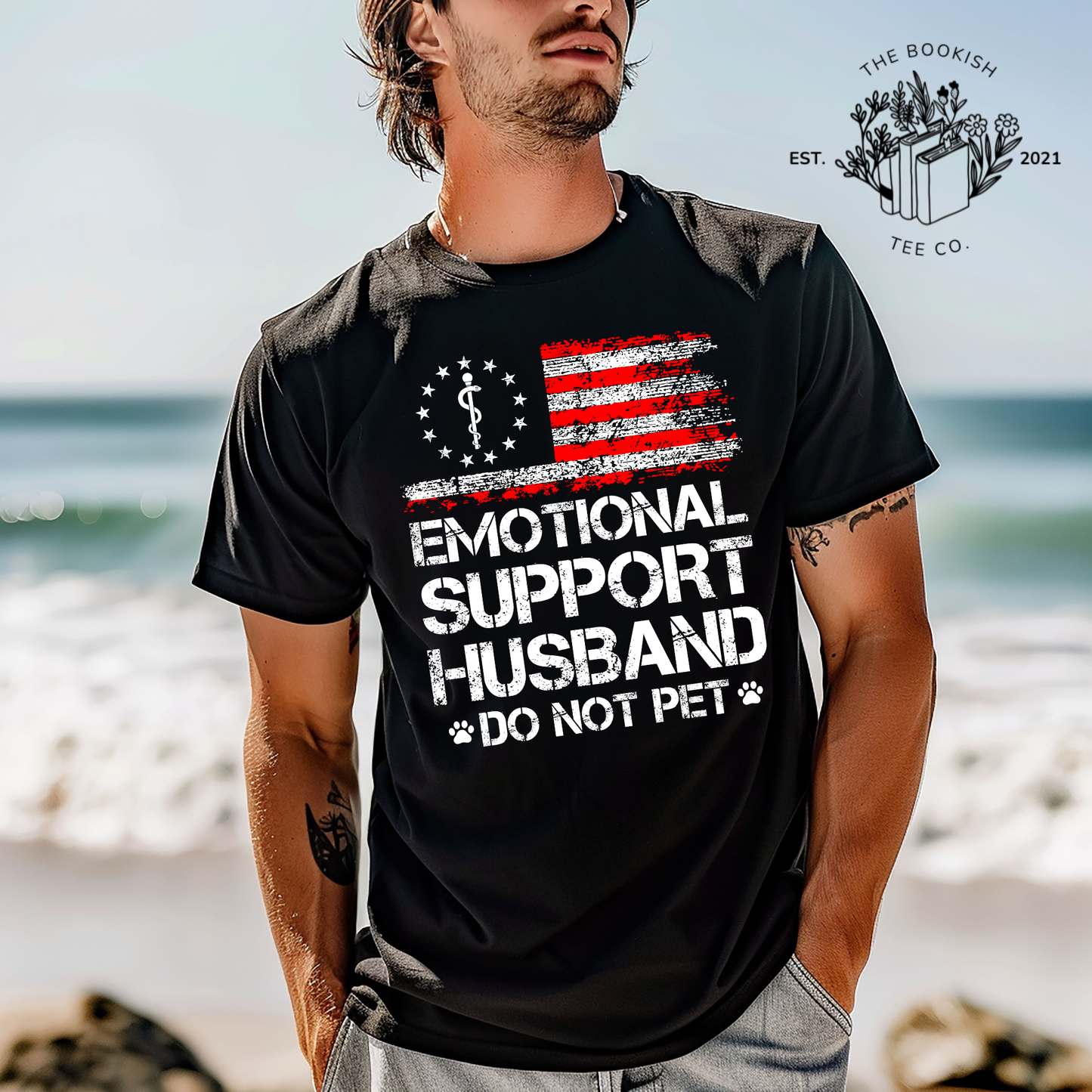 Emotional Support Husband - Adult Tee