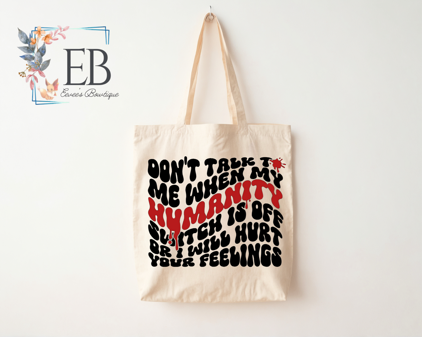 TV Inspired Canvas Tote Bag