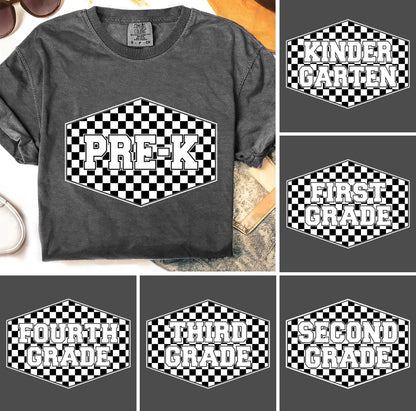 Checkered Grades - Youth Tee