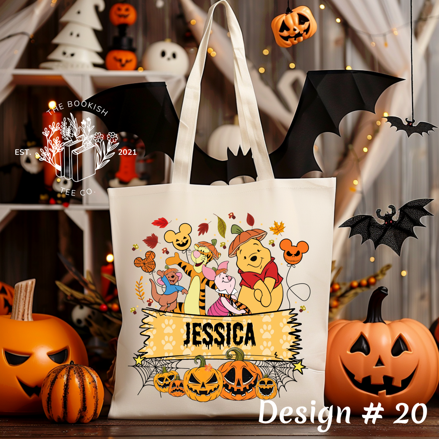 Halloween Name Bags