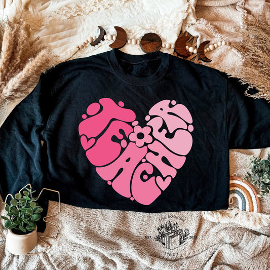 Teacher Heart - Adult Tee