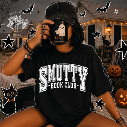 Smutty Book Club (White) - Adult Tee