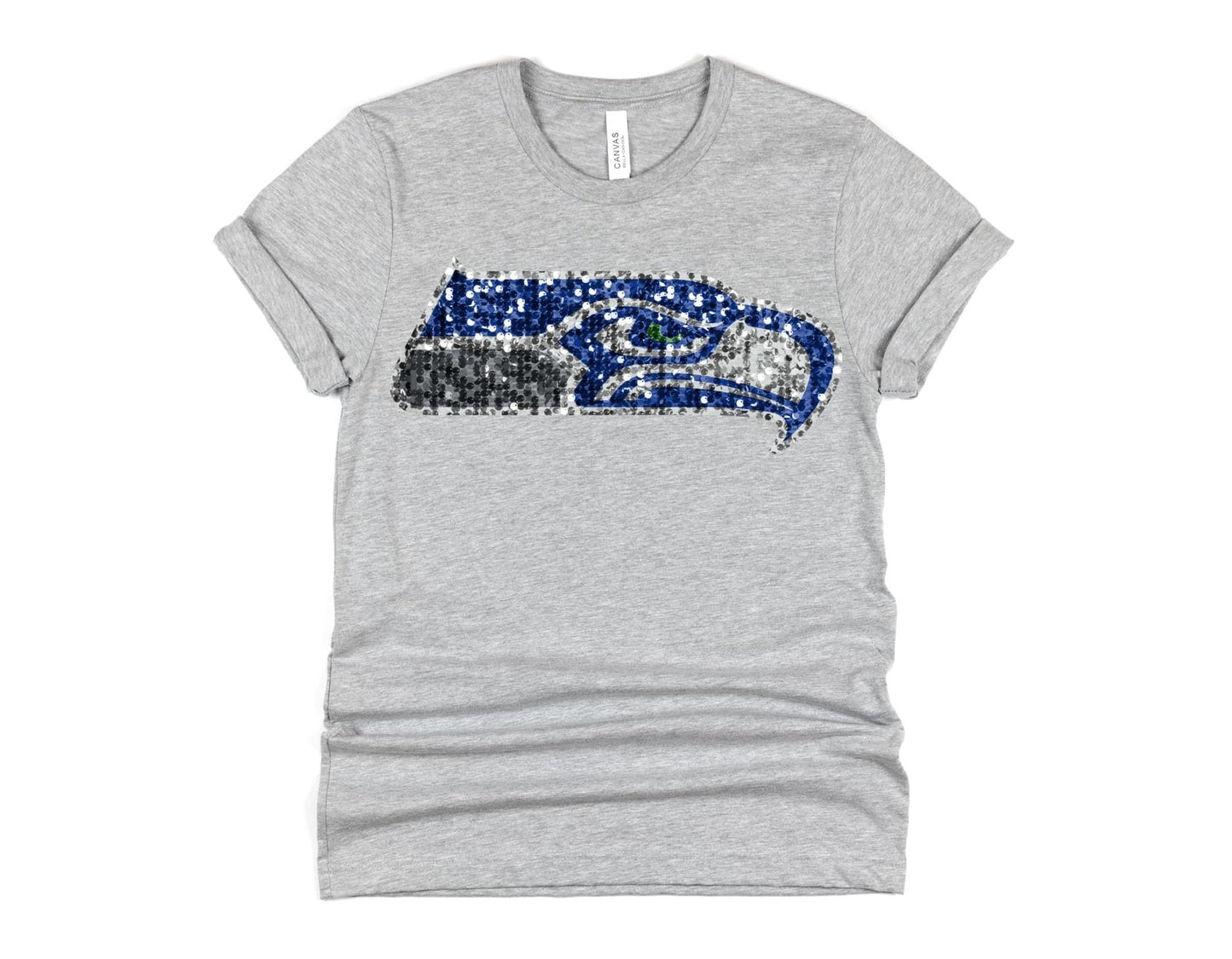 Sequin Football Teams (ALL TEAMS ARE IN THIS LISTING) - Adult Tee