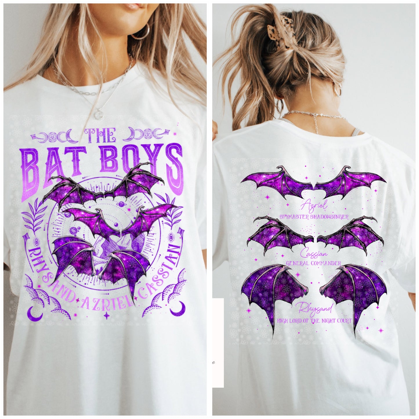 Purple Bat Boys - Adult Tee