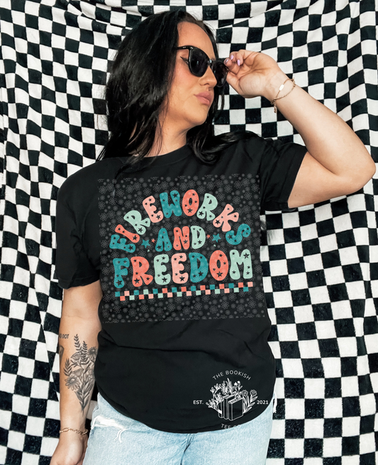 Fireworks & Freedom - Adult Tee