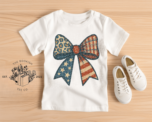 RWB Cheetah Bow - Youth Tee