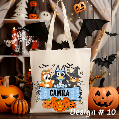 Halloween Name Bags