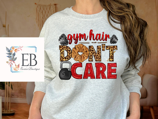 Gym Hair Don’t Care - Adult Tee