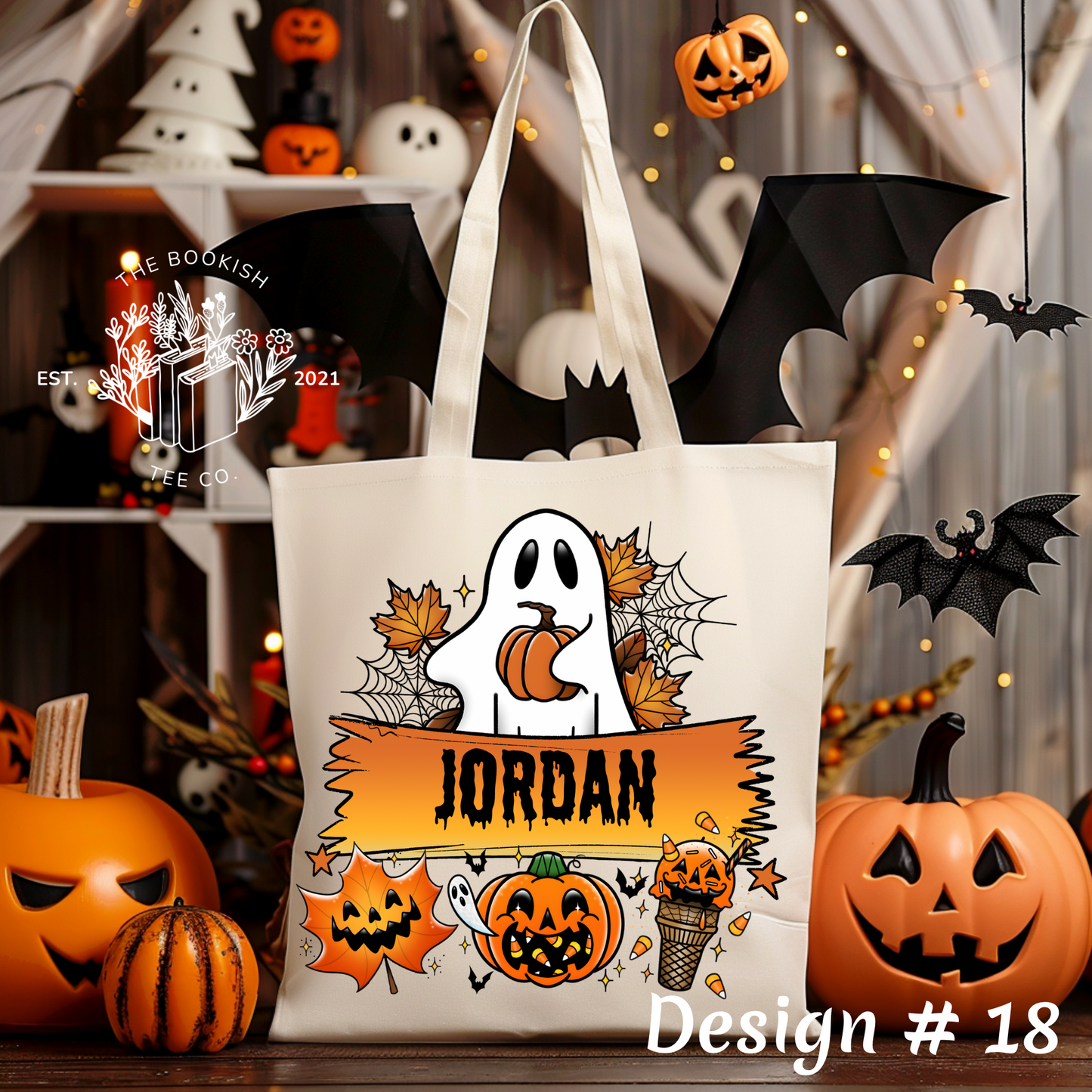 Halloween Name Bags
