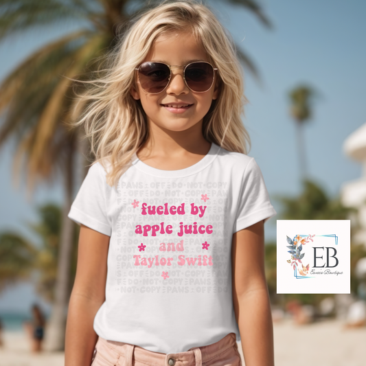 Fueled By Apple Juice & TS - Youth Tee