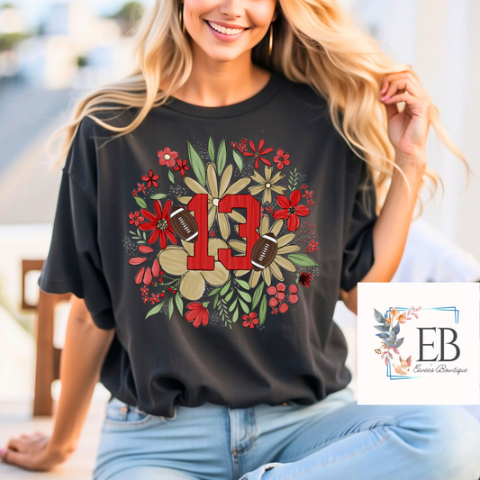 SF 13 Floral - Adult Tee