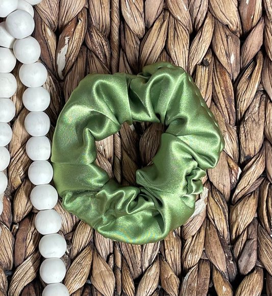 Apple Green - Satin Scrunchie