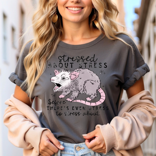 Stressed About Stress - Adult Tee