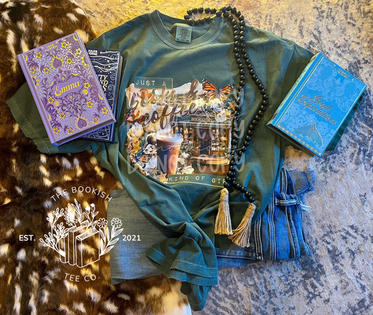 Books & Coffee Kind of Girl - Adult Tee