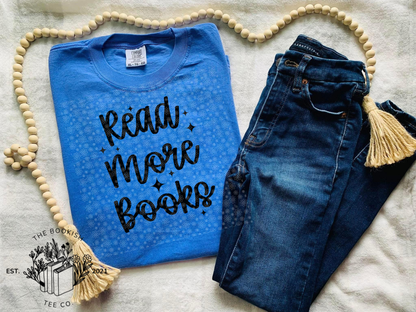 Read More Books (Black) - Adult Tee