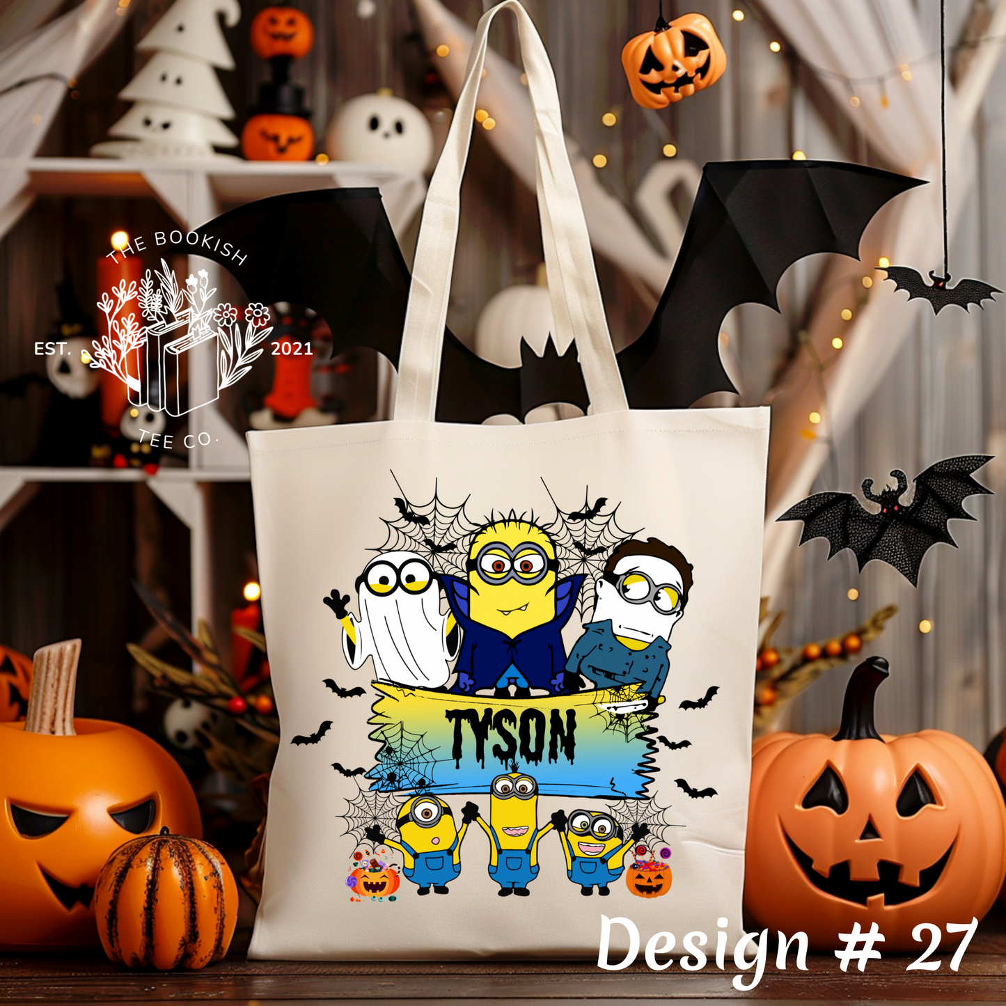 Halloween Name Bags