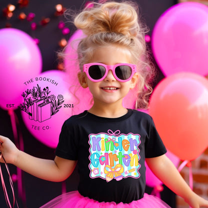 Pink Bow Grades - Youth Tee