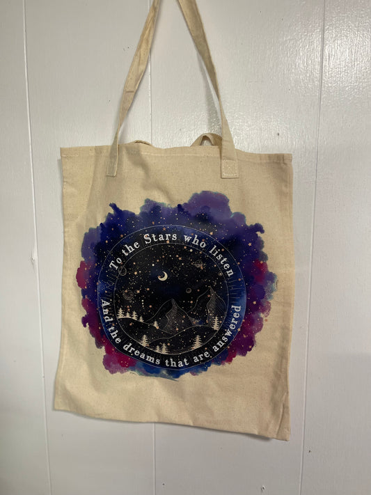 Stars Who Listen - Tote Bag (RTS)