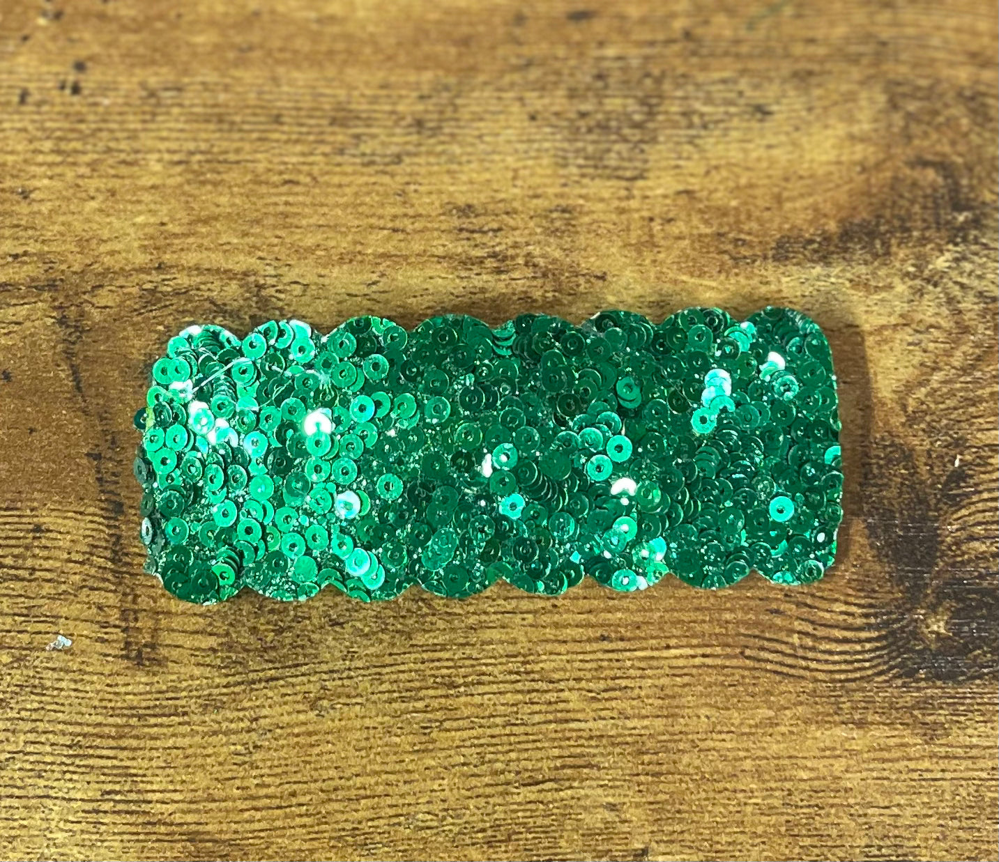 Green Sequin - 3” Snappie (RTS)