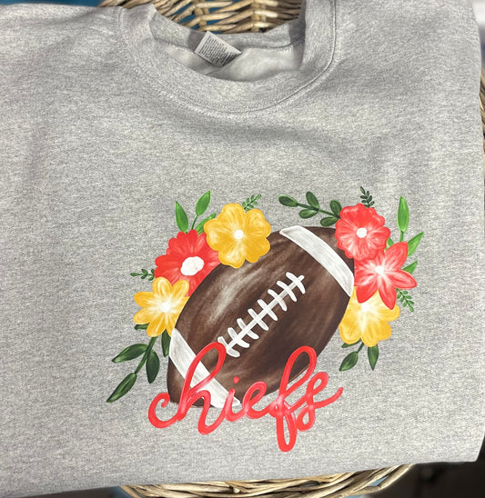 Floral KC - XL Athletic Crewneck (RTS)