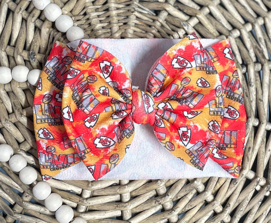 SB 2023 Champs - Toddler Big Bow Wrap (RTS)