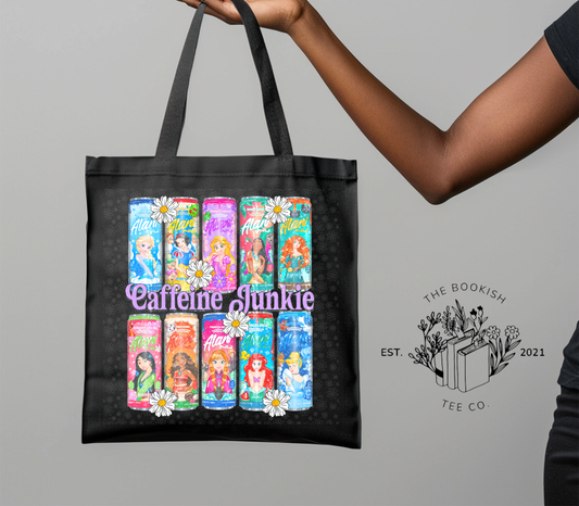 Caffeine Junkie - Canvas Tote Bag