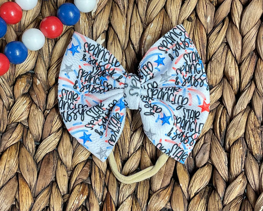 Star Spangled & Sassy - 5” Bow