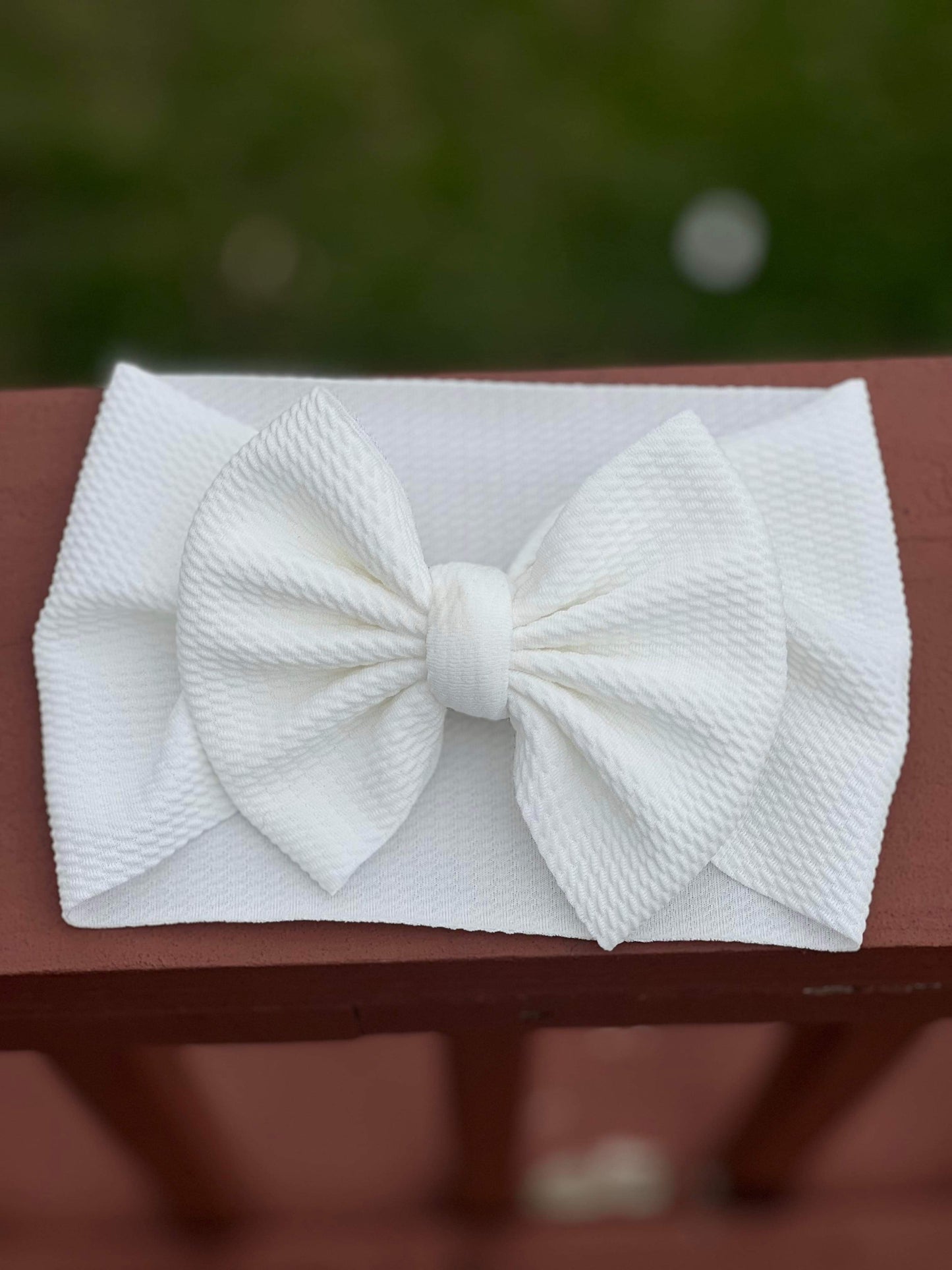 White - Big Bow Wrap