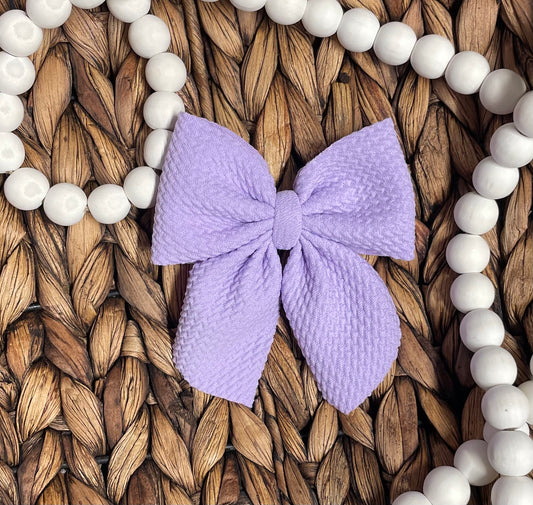 Lilac - Single Sailor Bow