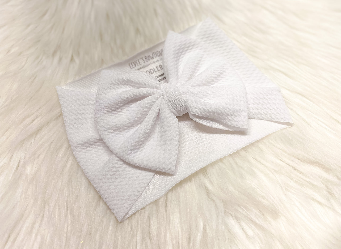 White - Big Bow Wrap